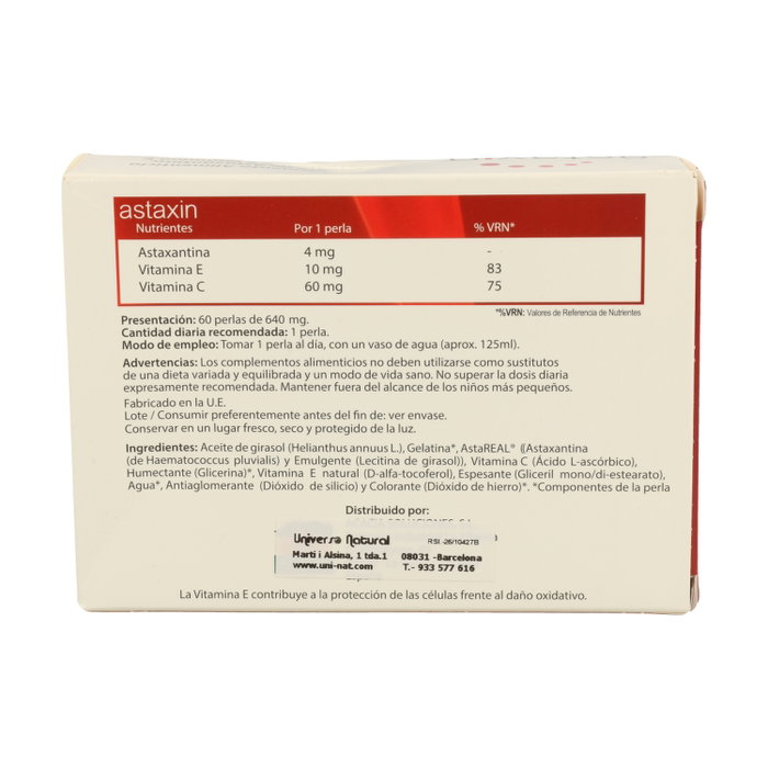 Vbyotics Astaxin 60 cápsulas de 4mg Vbyotics Astaxin 60 cápsulas de 4mg