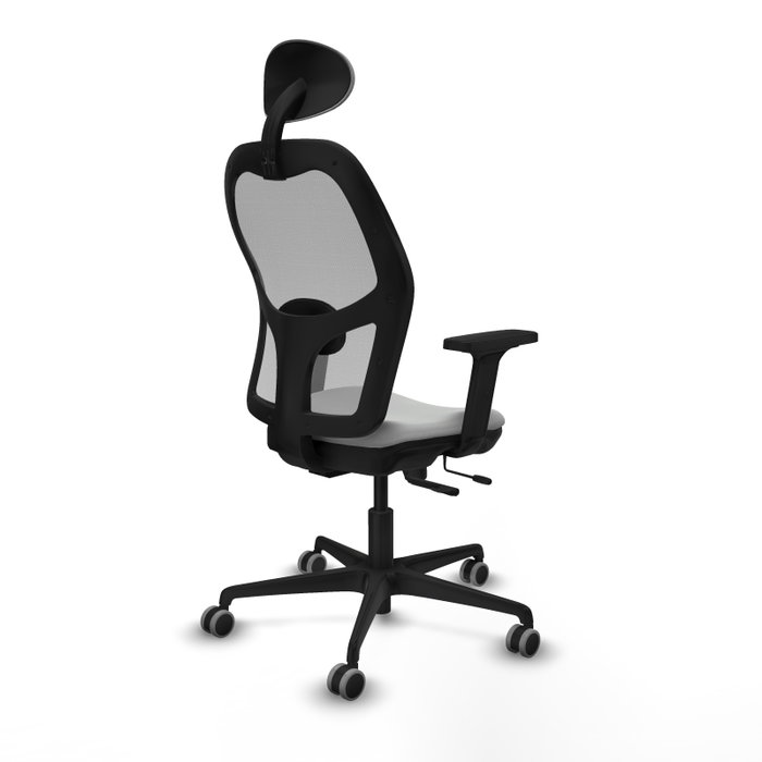 PIQUERAS Y CRESPO Silla de oficina Jorquera Gris con mecanismo Sincro/Traslack