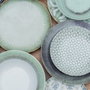 Ensaladera Verde Porcelana Cocina 25 X 25 X 6,50 cm (Set de 2)