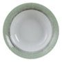 Ensaladera Verde Porcelana Cocina 25 X 25 X 6,50 cm (Set de 2)