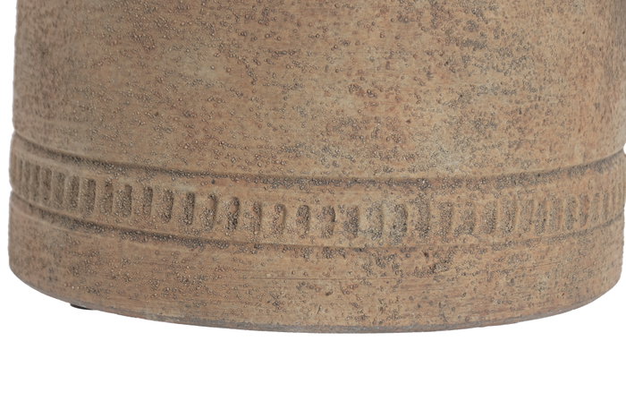 DKD Home Decor Jarrón de Terracota Artesanal Desgastado Marrón