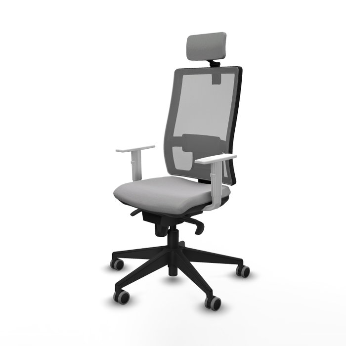 PIQUERAS Y CRESPO Silla de oficina Horna con mecanismo Sincro, Gris PIQUERAS Y CRESPO Silla de oficina Horna con mecanismo Sincro, Gris