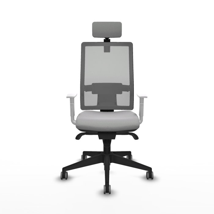 PIQUERAS Y CRESPO Silla de oficina Horna con mecanismo Sincro, Gris PIQUERAS Y CRESPO Silla de oficina Horna con mecanismo Sincro, Gris