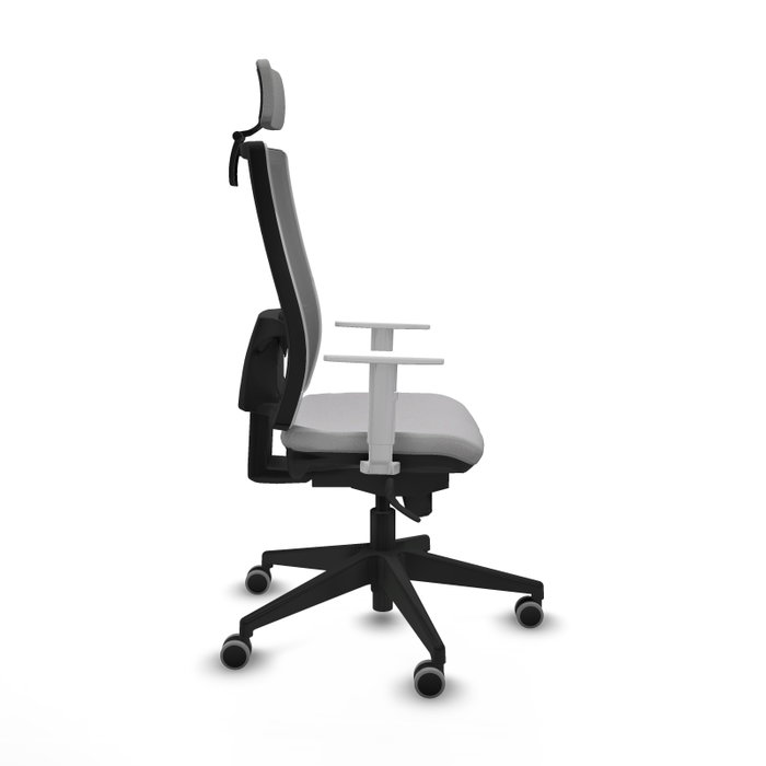 PIQUERAS Y CRESPO Silla de oficina Horna con mecanismo Sincro, Gris PIQUERAS Y CRESPO Silla de oficina Horna con mecanismo Sincro, Gris