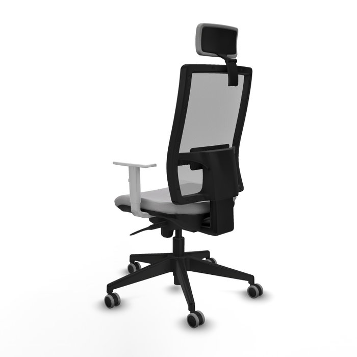 PIQUERAS Y CRESPO Silla de oficina Horna con mecanismo Sincro, Gris PIQUERAS Y CRESPO Silla de oficina Horna con mecanismo Sincro, Gris