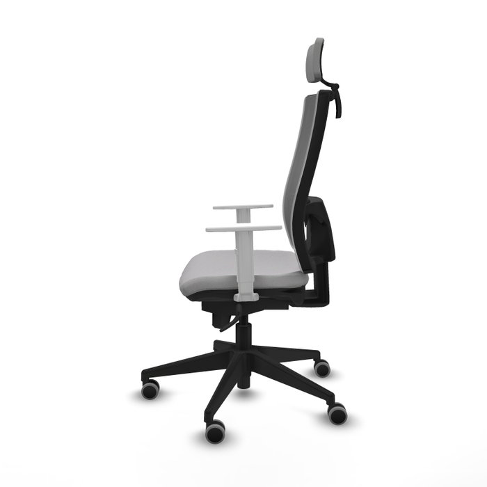 PIQUERAS Y CRESPO Silla de oficina Horna con mecanismo Sincro, Gris PIQUERAS Y CRESPO Silla de oficina Horna con mecanismo Sincro, Gris