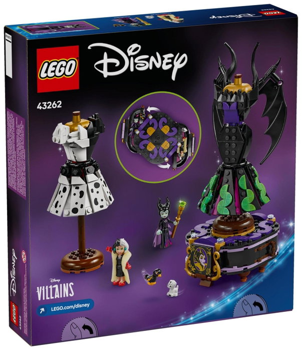 LEGO Disney Trajes de Maléfica y Cruella De Vil 43262