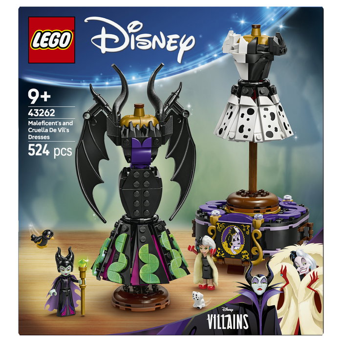LEGO Disney Trajes de Maléfica y Cruella De Vil 43262