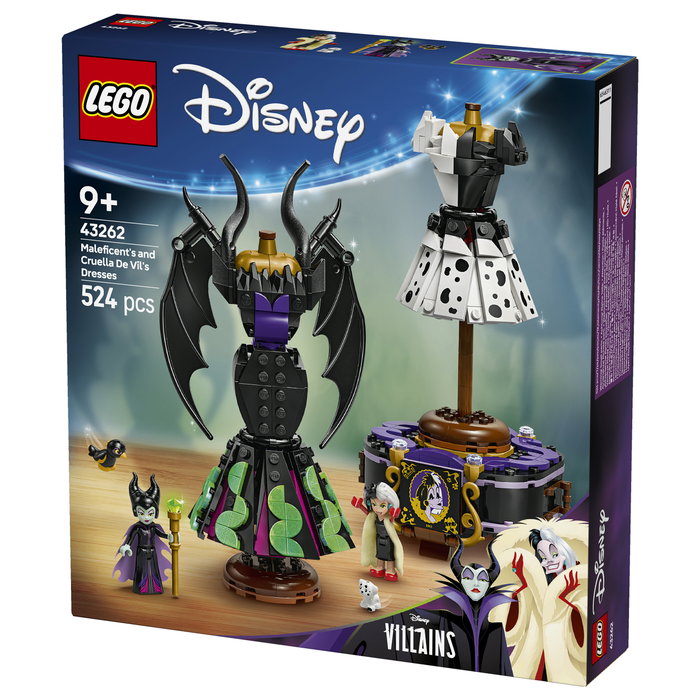 LEGO Disney Trajes de Maléfica y Cruella De Vil 43262
