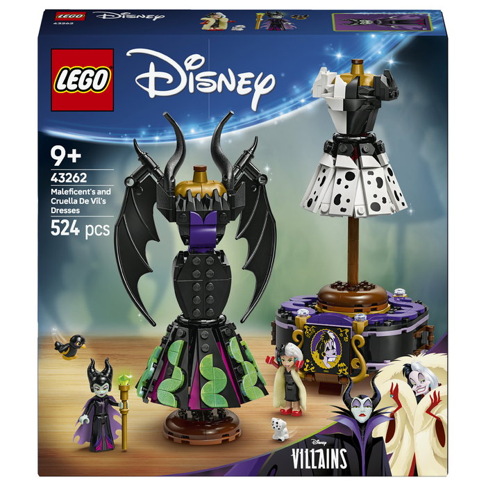LEGO Disney Trajes de Maléfica y Cruella De Vil 43262