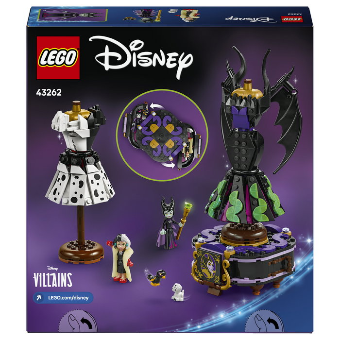 LEGO Disney Trajes de Maléfica y Cruella De Vil 43262