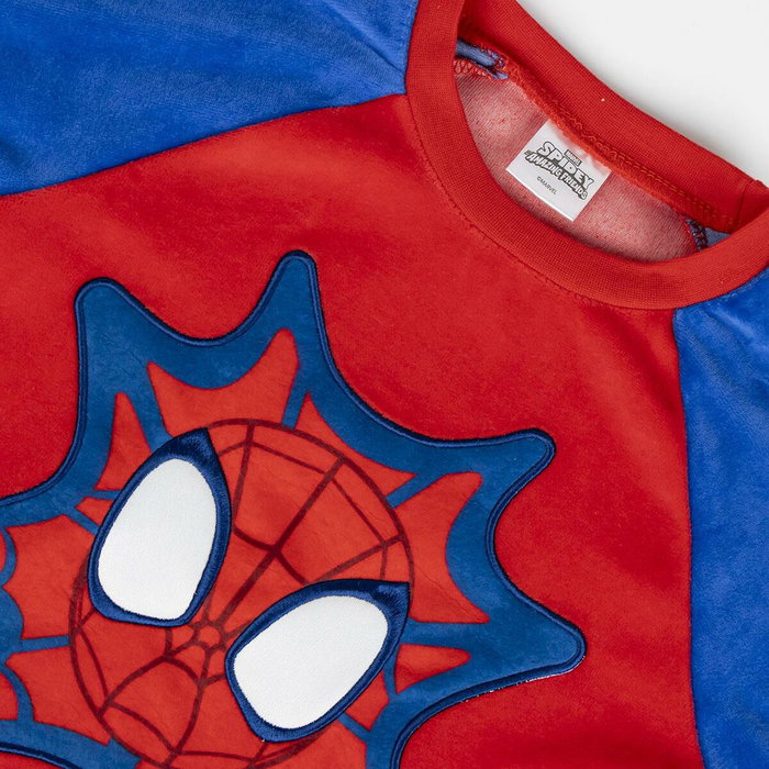 Cerdá Pijama Largo Coral Fleece Aplicaciones Spidey Azul 2 Años