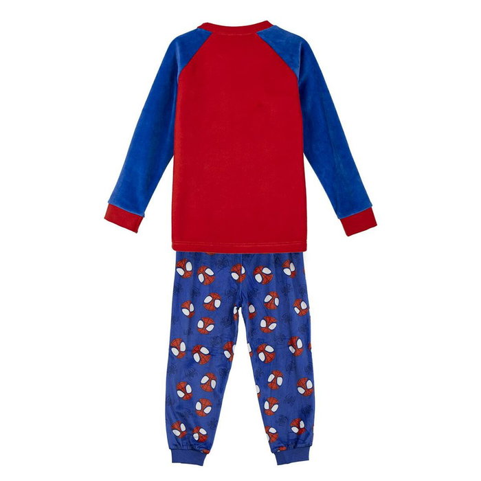 Cerdá Pijama Largo Coral Fleece Aplicaciones Spidey Azul 2 Años