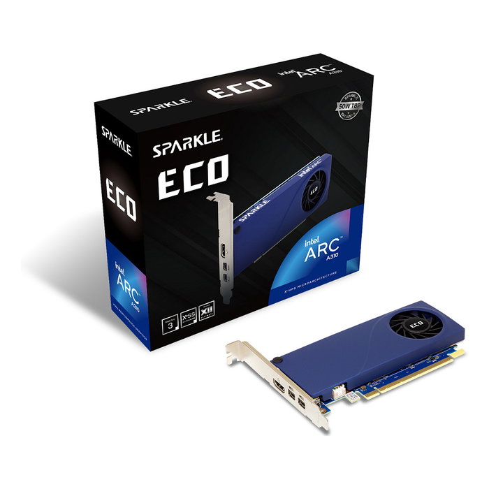 Sparkle A310 4GB GDDR6 Tarjeta Gráfica Intel Arc Eco LP