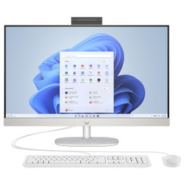 HP All-in-One PC 27-cr0104ng - Pantalla 27" - Procesador AMD Ryzen 7 7730U - 16 GB RAM - 1 TB SSD - Windows 11 Home