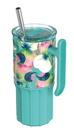 QUOKKA Taza Termo 720ml Acero Inoxidable con Base de Silicona Umi Waterfall Garden