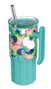 QUOKKA Taza Termo 720ml Acero Inoxidable con Base de Silicona Umi Waterfall Garden