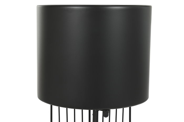 DKD Home Decor Macetero Loftcarter Negro 28 x 70 x 28 cm (2 Unidades) Metal DKD Home Decor Macetero Loftcarter Negro 28 x 70 x 28 cm (2 Unidades) Metal
