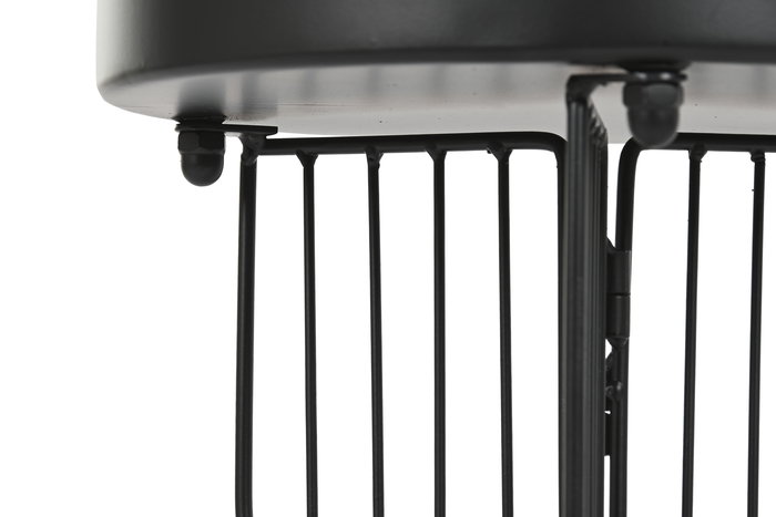 DKD Home Decor Macetero Loftcarter Negro 28 x 70 x 28 cm (2 Unidades) Metal DKD Home Decor Macetero Loftcarter Negro 28 x 70 x 28 cm (2 Unidades) Metal