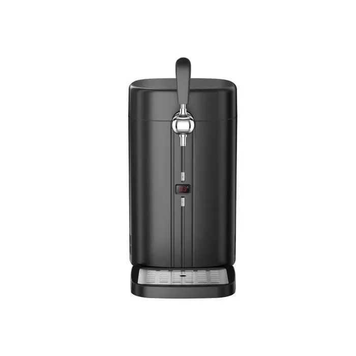 Continental Edison Grifo de Cerveza CEMB5B4 Negro 5L - Compatible con barriles de 5L - Sistema de refrigeración termoeléctrica