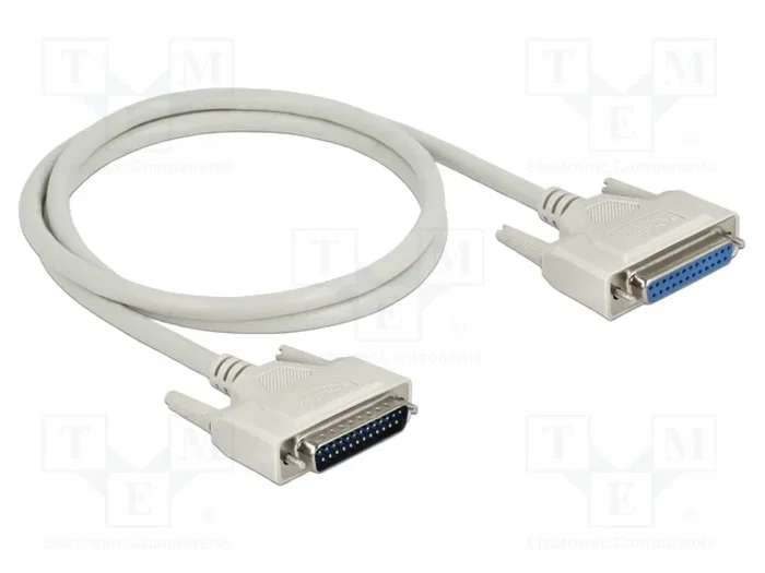 DeLOCK Cable serie D-Sub 25 macho a hembra 1 m DeLOCK Cable serie D-Sub 25 macho a hembra 1 m