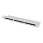 Lanberg PPU6-1124-S Panel de Parcheo 1U 24 Puertos Cat6 Gris