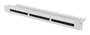 Lanberg PPU6-1124-S Panel de Parcheo 1U 24 Puertos Cat6 Gris