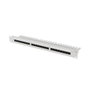 Lanberg PPU6-1124-S Panel de Parcheo 1U 24 Puertos Cat6 Gris