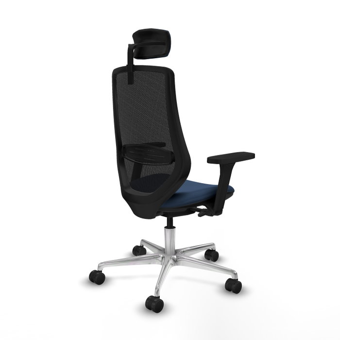 PIQUERAS Y CRESPO Silla de oficina Mardos Azul marino y Negro PIQUERAS Y CRESPO Silla de oficina Mardos Azul marino y Negro