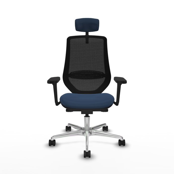 PIQUERAS Y CRESPO Silla de oficina Mardos Azul marino y Negro PIQUERAS Y CRESPO Silla de oficina Mardos Azul marino y Negro