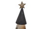 Arbol Navidad Moderna DKD Home Decor Natural Negro 6 x 24 x 6 cm (4 Unidades)