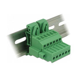 DeLOCK 65942 Terminalblock Set für Hutschienen 6 Pin con cierre de tornillo