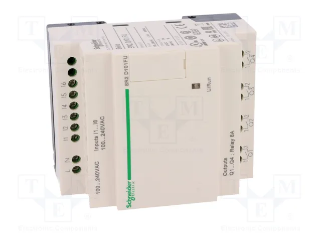 SCHNEIDER ELECTRIC Zelio Logic SR2D101FU Relé Programable Compacto SCHNEIDER ELECTRIC Zelio Logic SR2D101FU Relé Programable Compacto