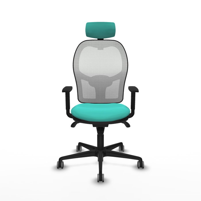 PIQUERAS Y CRESPO Silla de oficina Jorquera Turquesa y Blanco PIQUERAS Y CRESPO Silla de oficina Jorquera Turquesa y Blanco