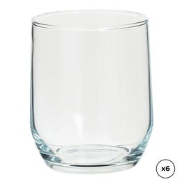 Secret Of Gourmet Paol Vasos Agua 315 ml, 6 Unidades, Transparente, Cristal