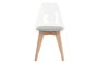 DKD Home Decor Silla Urban Gris Policarbonato Madera 54 x 47 x 81 cm