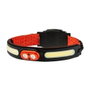 Nebo Linterna CurvBeam 600 Flex Frontal LED Recargable, 6 Modos Luz hasta 600 lm, USB-C, IPX4, Aluminio Aeronáutico