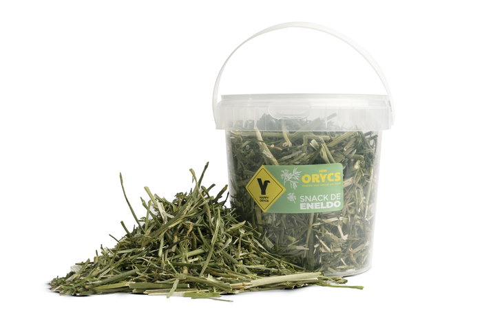 Miniorycs Snack Orycs Eneldo 100gr Alimento Complementario Conejos y Roedores Natural Diurético