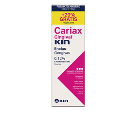 Kin CARIAX GINGIVAL Enjuague Bucal 500 ml + 100 ml con Clorhexidina para Cuidado Intensivo de Encías