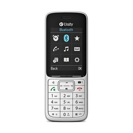 Unify Teléfono DECT OpenScape SL6 Barra 6,1 cm (2.4") 240x320 Pixeles Bluetooth 4.1 Batería 750 mAh Gris