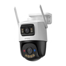 Imou Cruiser Dual 2 6MP, Cámara IP de Seguridad Exterior WiFi, Inalámbrica/Alámbrica, Visión Nocturna, Detección de Personas y Vehículos, Impermeable, Blanco, para Techo