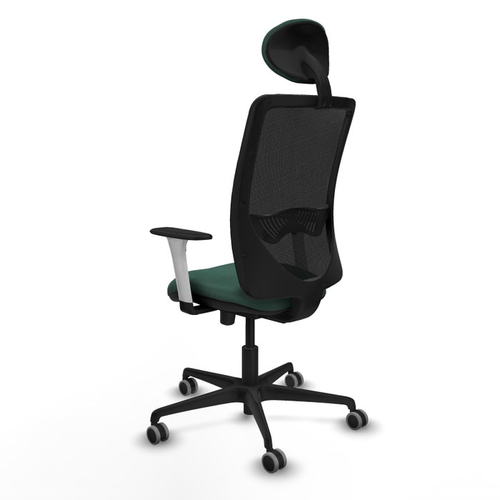 PIQUERAS Y CRESPO Silla de oficina Zulema con mecanismo Sincro/Traslack, Verde botella y Negro PIQUERAS Y CRESPO Silla de oficina Zulema con mecanismo Sincro/Traslack, Verde botella y Negro