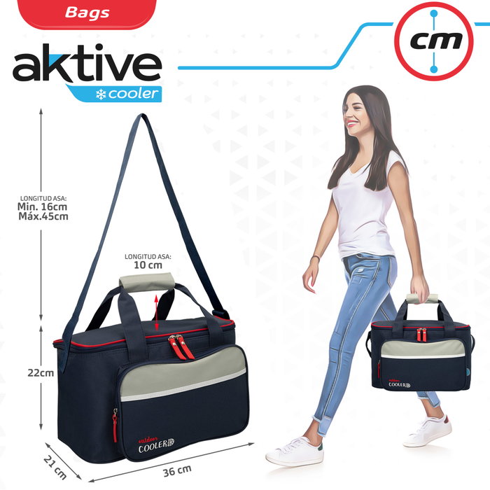 Aktive Nevera portátil blanda Cooler de 16,5 litros Aktive Nevera portátil blanda Cooler de 16,5 litros