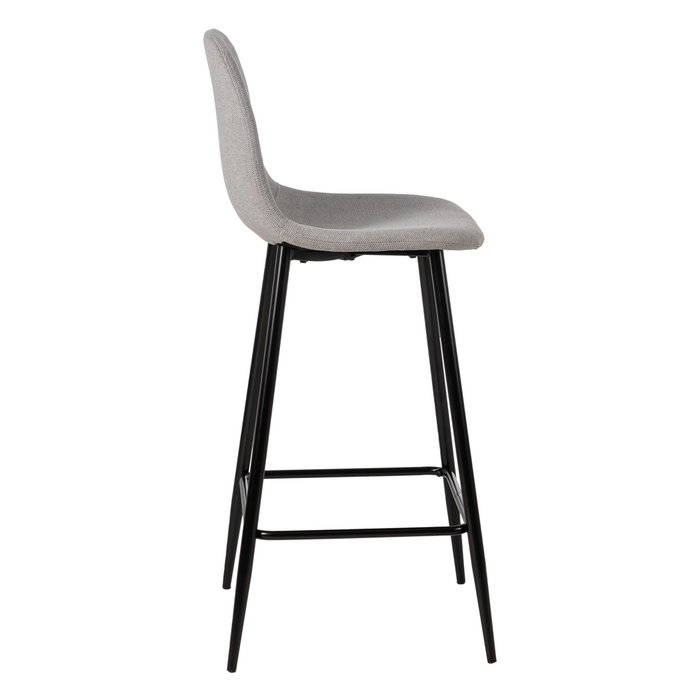 Taburete Gris Tejido-Metal Salón 45,50 X 45 X 105,50 cm (Set de 4)