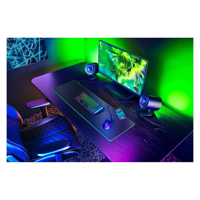 Razer Nommo V2 Altavoces 2.1 Inalámbrico y Alambrico Bluetooth 5.3 USB-C Negro