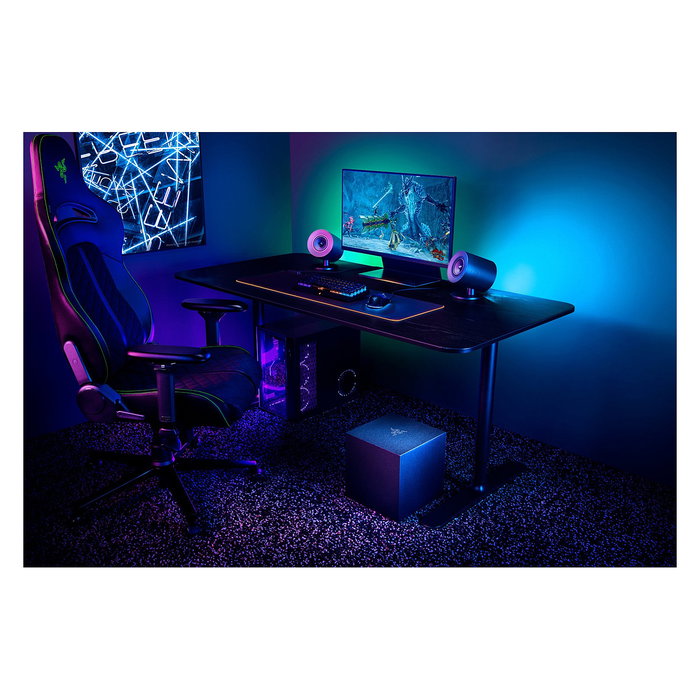 Razer Nommo V2 Altavoces 2.1 Inalámbrico y Alambrico Bluetooth 5.3 USB-C Negro
