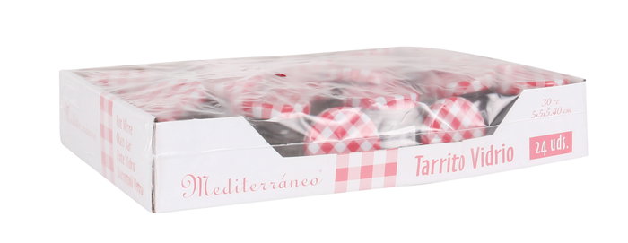 Mediterraneo Tarrito Vidrio Multiusos 30 cc (Ancho: 4,8 cm, Alto: 5,4 cm, Largo: 4,7 cm) (72 Unidades)