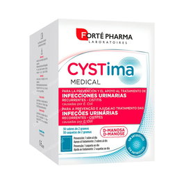 Forté Pharma CYSTIMA MEDICAL Sobres para Infecciones Urinarias 30 Uds.