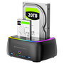 Conceptronic DONN36B Estación de acoplamiento para 2 unidades HDD/SSD 2.5/3.5 pulgadas