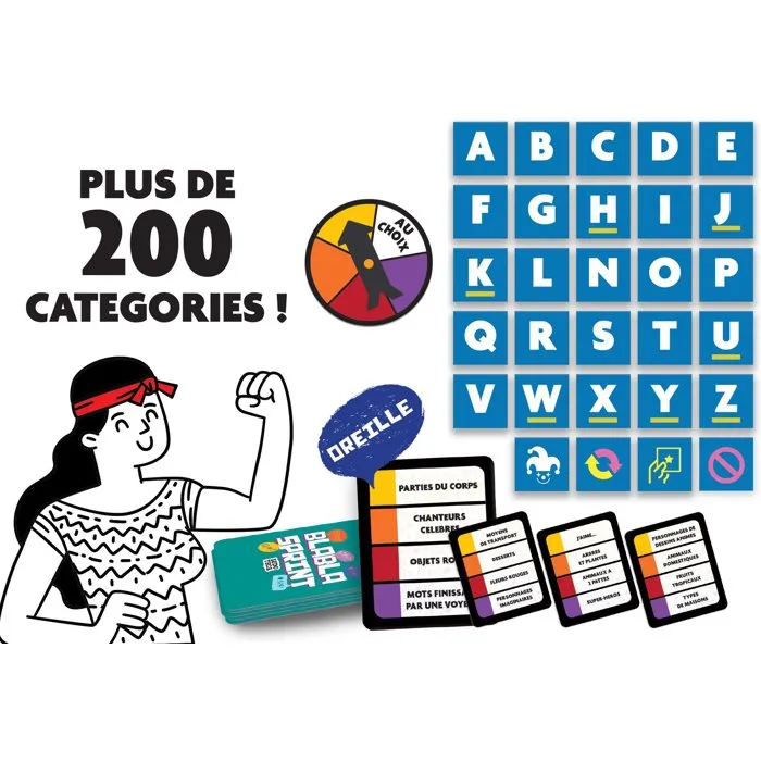 Liscianigiochi Blabla Sprint Juego de Palabras Ludoteca - AACKM16807 - De 2 a 6 Jugadores, Mayores de 10 Años